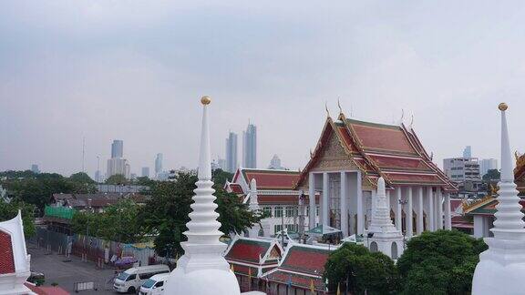 泰国曼谷从巴育寺看曼谷