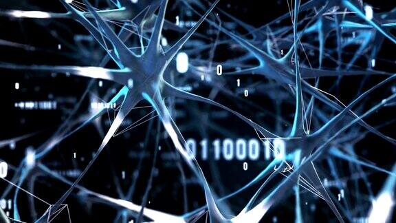 高度详细的神经网络人工智能(蓝)-回路