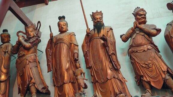 中国杭州灵隐寺佛像