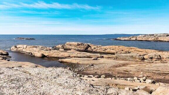 罗浮敦群岛的挪威峡湾景观