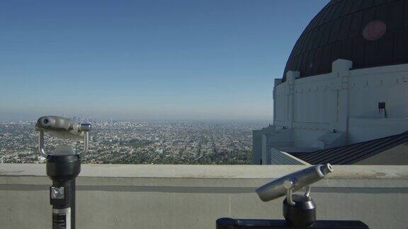 从格里菲斯天文台看到的洛杉矶城市景观