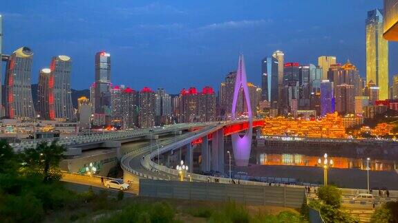 中国重庆城市建筑风光