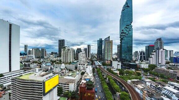 4k时间流逝在泰国曼谷城市景观
