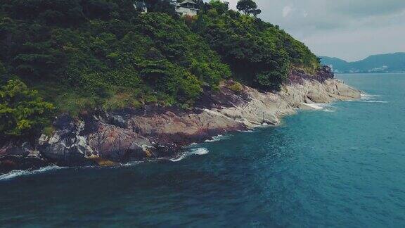 热带海滩波浪天线