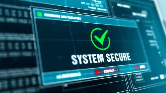 系统安全提示信息在屏幕上计算机屏幕输入系统登录和密码登录进入显示进度授予系统安全警告信息