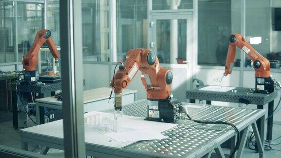 有机器人设备工作的设施