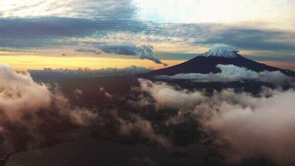 富士山鸟瞰图