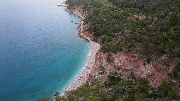 卡巴克湾鸟瞰图卡巴克山谷鸟瞰图著名的海边位置受欢迎的海湾卡巴克海滩鸟瞰图