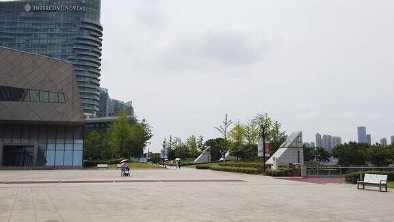 长沙CBD现代建筑景观街景