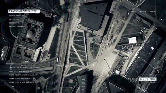 赫尔辛基卫星图像