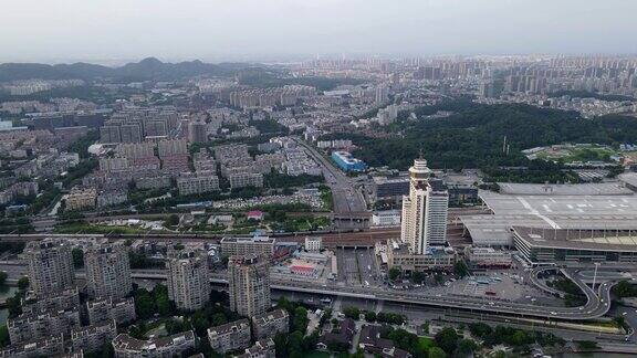 南通城市建筑景观航拍