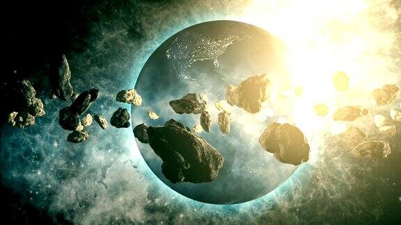 绕地球运行的小行星带