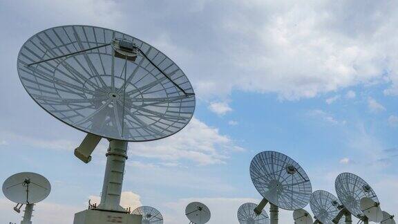 时间推移:大型卫星碟形望远镜阵列中国-空间
