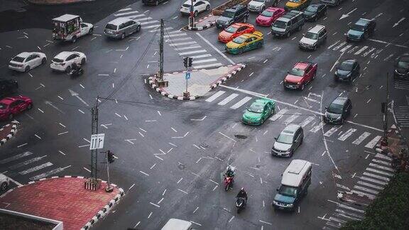 泰国曼谷的交通状况