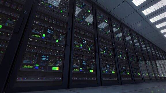 大数据中心网络服务器机房服务器机架