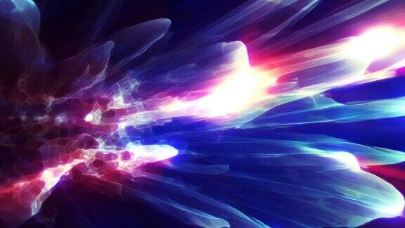 能量抽象波的魔力和电的虹彩发光液体等离子体的背景