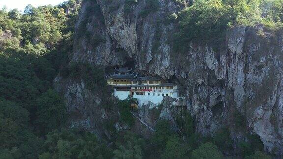 中国浙江温州南雁荡山的寺庙