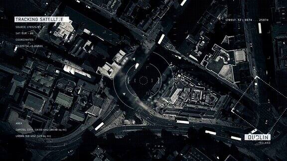 都柏林卫星图像