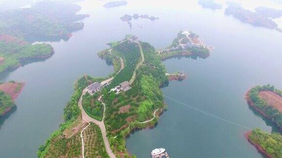 千岛湖景观鸟瞰图