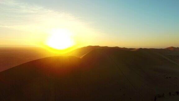 纳米布沙漠的日出