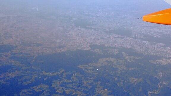 空中POV飞行在北部的艾菲尔和科隆低地