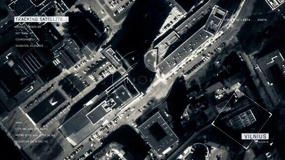 维尔纽斯的卫星图像