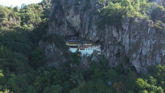 中国浙江温州南雁荡山的寺庙