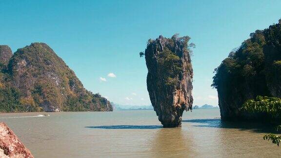 泰国詹姆斯邦德岛美丽的海景地标景点