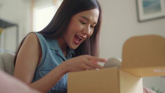 亚洲中小企业供应链配送将包裹盒发送给客户