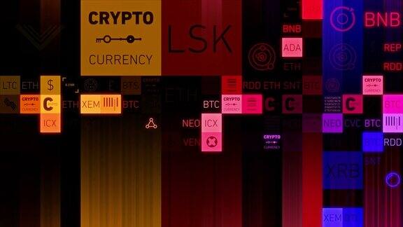 Cryptocurrency市场符号