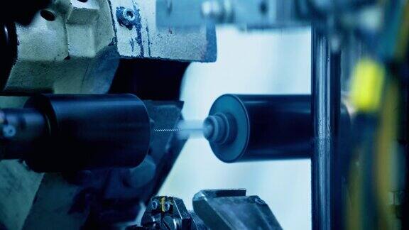工厂机器在工作技术和自动化生产设备