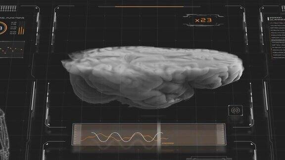 医疗扫描仪的数字控制面板可以让患者对身体进行完整的分析并立即开始治疗为了治疗病人你需要按下扫描仪上的一个按钮