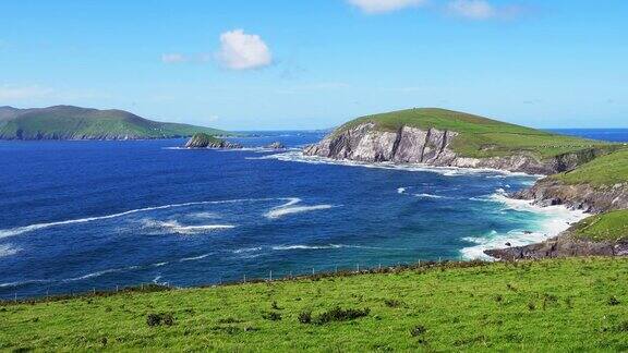 Coumeenoole海湾DunmoreHead和Blasket群岛(Dingle)