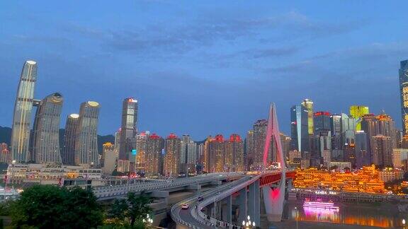 中国重庆城市建筑风光