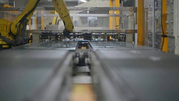 机器人机器在工厂自动化汽车工业