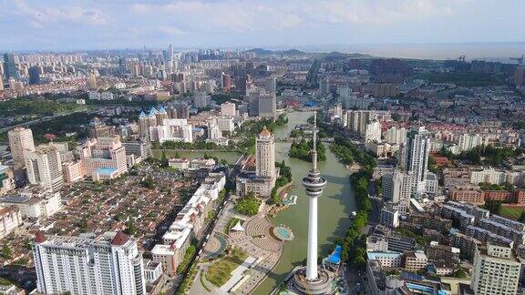 南通城市建筑景观航拍