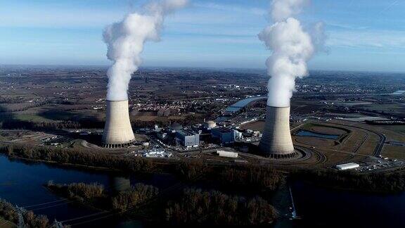 法国核电站的美景