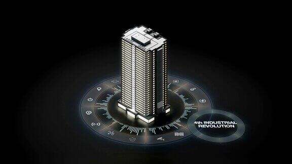 物联网智能建筑信息第四次工业革命4k