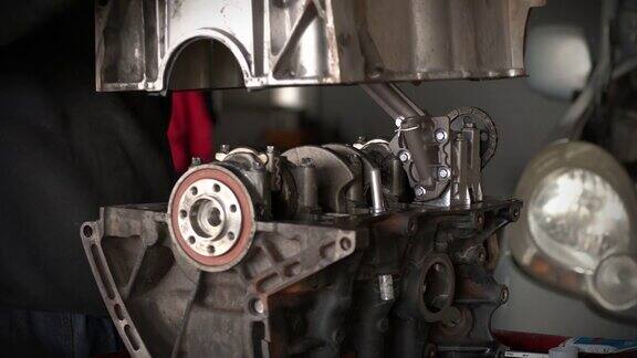 汽车修理厂发动机缸体改造与修理