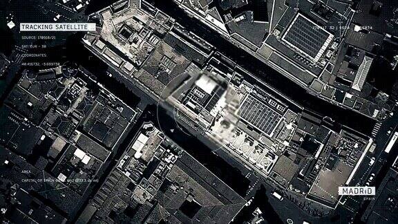 马德里卫星图像