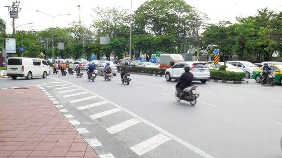 曼谷市中心交通高峰期