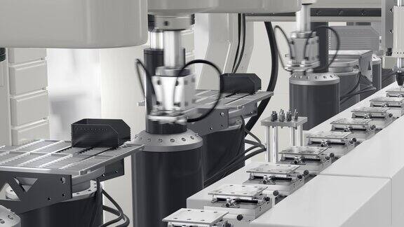 工厂生产线生产工业产品医学技术科学