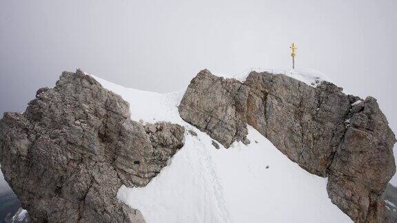 从德国最高点Zugspitze看到的风景