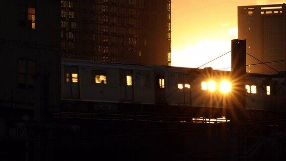 日落地铁