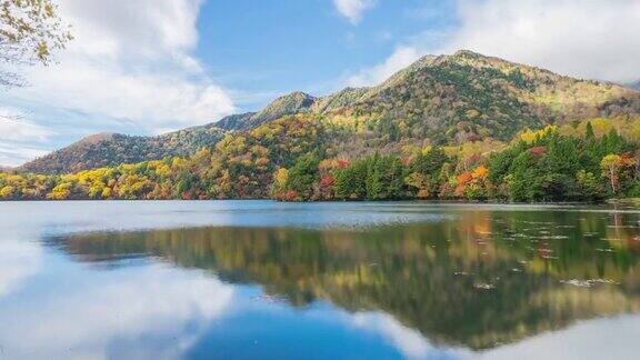 山和Yumoko湖在日光日本