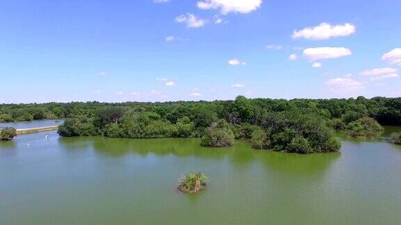 空中的自然保护区在佛罗里达中部