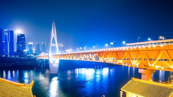 重庆城市建筑景观夜景