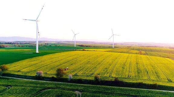 农业领域的风力涡轮机