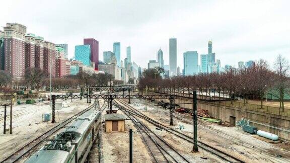芝加哥铁路的时间流逝