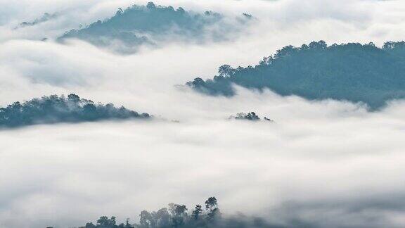 天空和移动的云